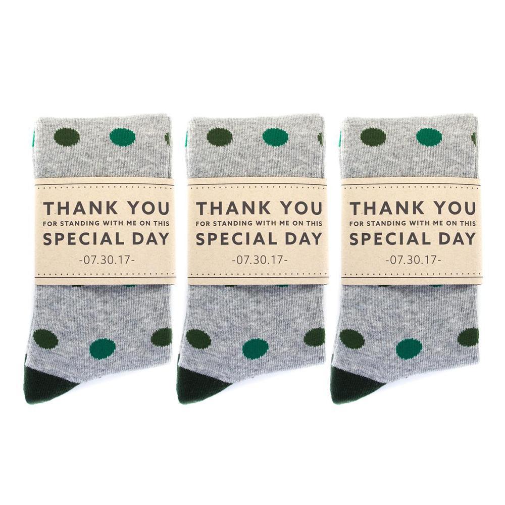 Grateful Personalized Groomsmen Socks - Socks - GroomsDay