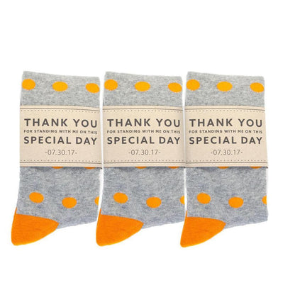 Grateful Personalized Groomsmen Socks - Socks - GroomsDay