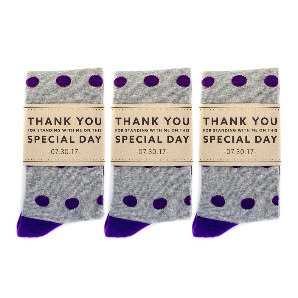 Grateful Personalized Groomsmen Socks - Socks - GroomsDay