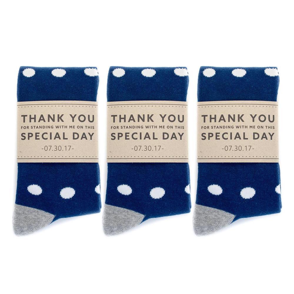 Grateful Personalized Groomsmen Socks - Socks - GroomsDay