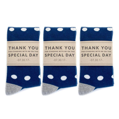 Grateful Personalized Groomsmen Socks - Socks - GroomsDay