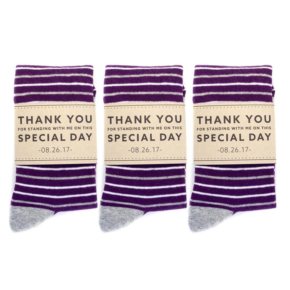 Grateful Personalized Groomsmen Socks - Socks - GroomsDay