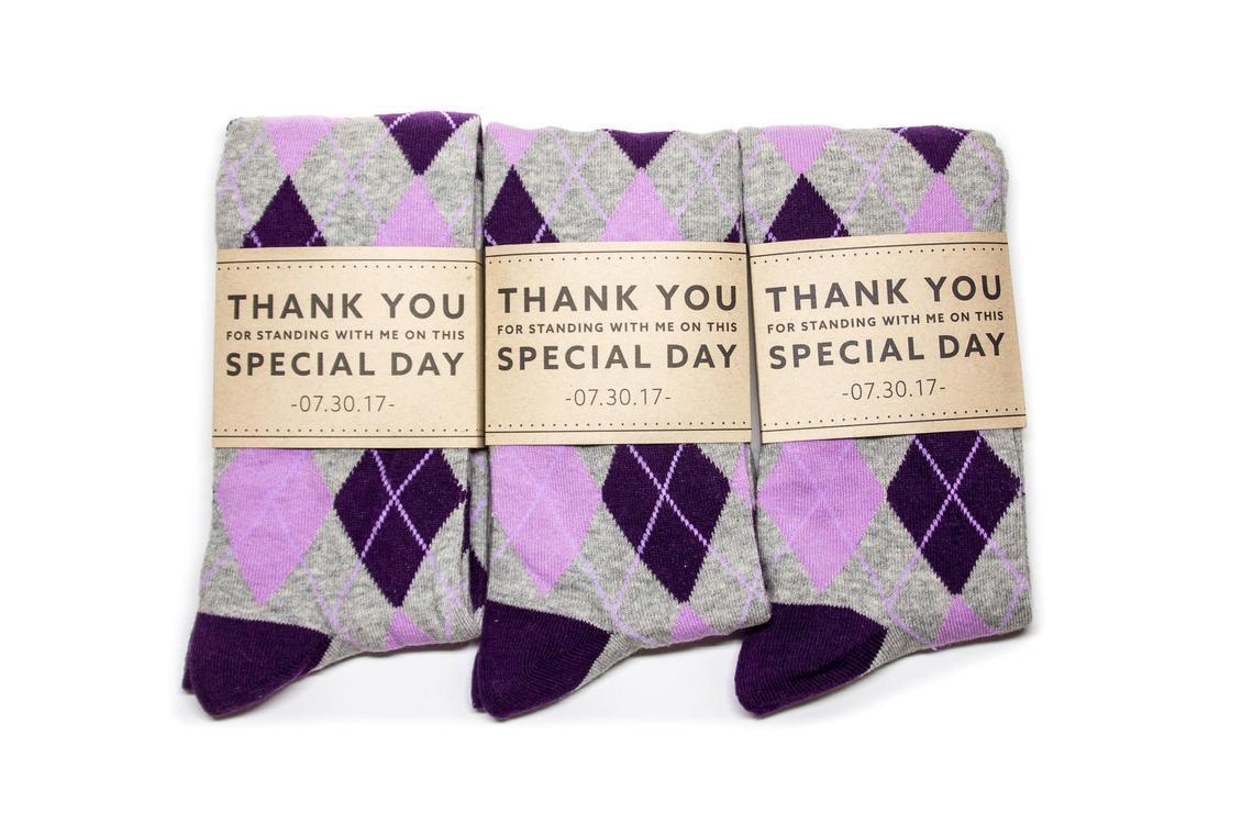 Grateful Personalized Groomsmen Socks - Socks - GroomsDay