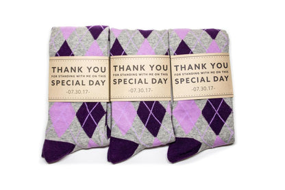 Grateful Personalized Groomsmen Socks - Socks - GroomsDay