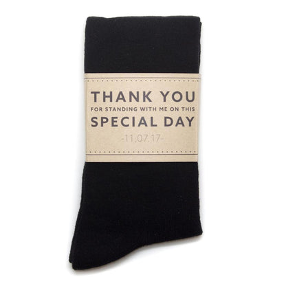 Grateful Personalized Groomsmen Socks - Socks - GroomsDay