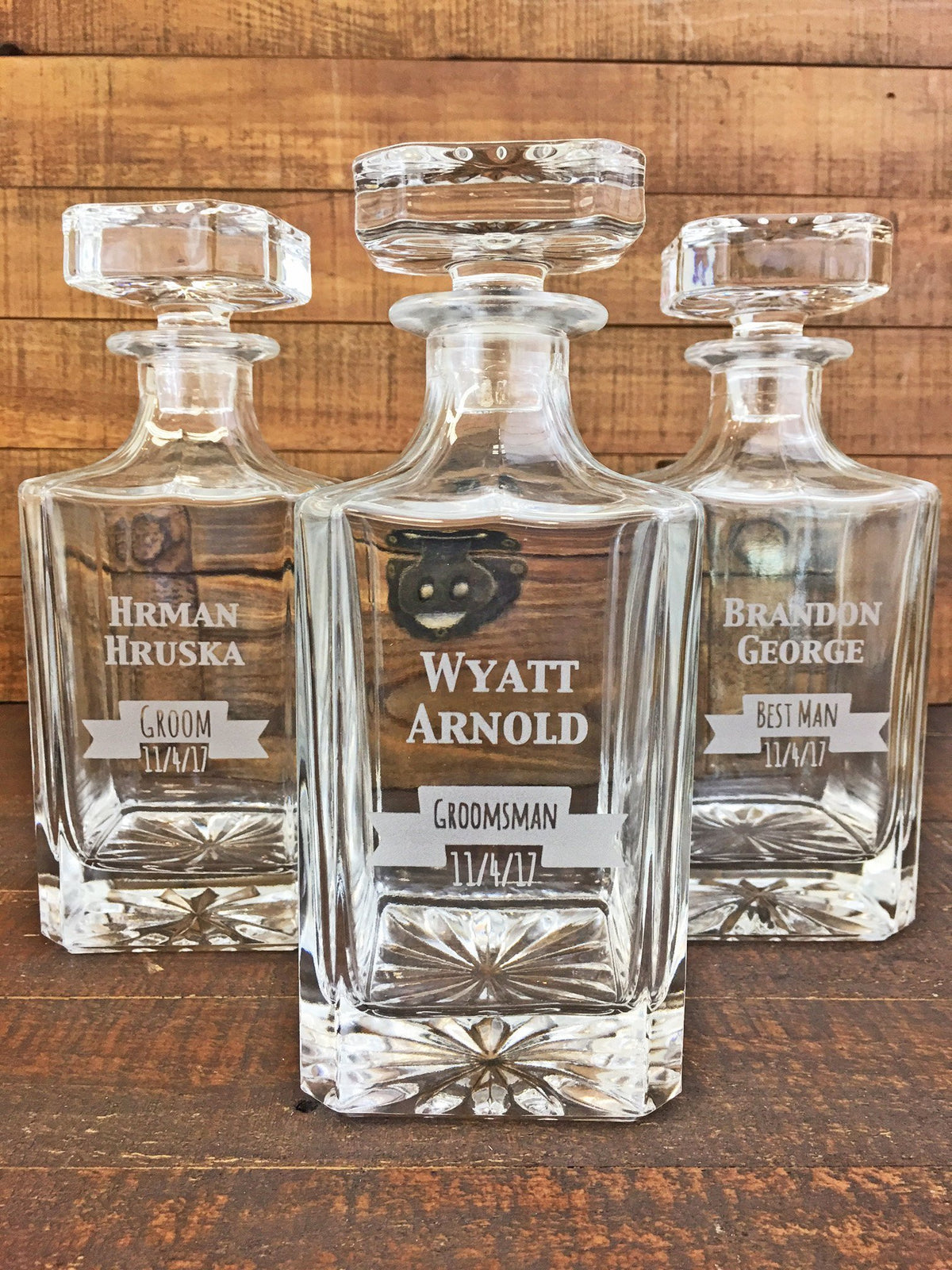 WHISKEY DECANTER Sale Custom Engraved Decanter and Whiskey Glasses Set, Liquor  Decanter Set Personalized Whiskey Decanter Set Best Man -  Canada