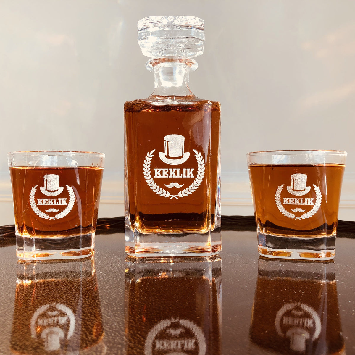 Groomsmen Personalized Whiskey Glasses - Groovy Groomsmen Gifts