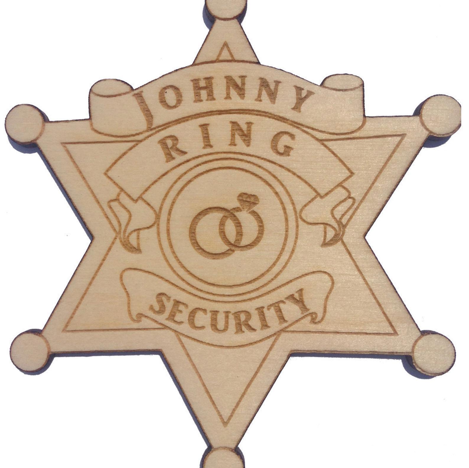 Ring Security Badge for Ring Bearers Natural