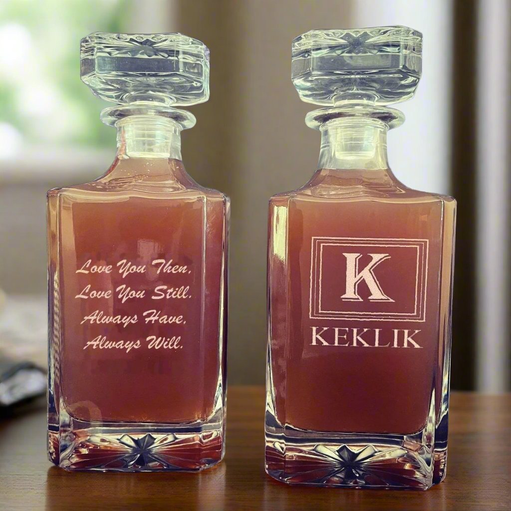 Sentimental Personalized Decanter Gift for Men Decanter