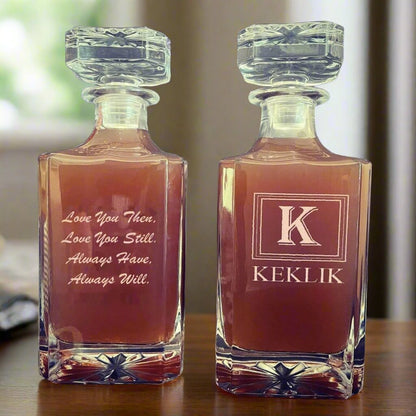 Sentimental Personalized Decanter Gift for Men Decanter