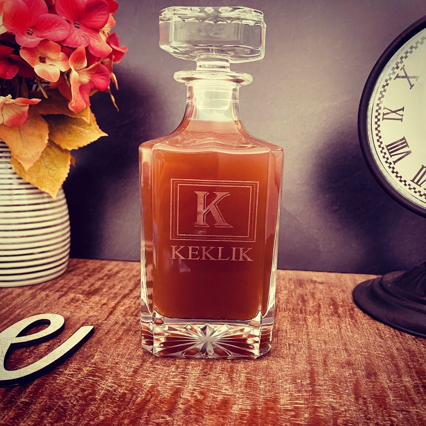 Sentimental Personalized Decanter Gift for Men Decanter