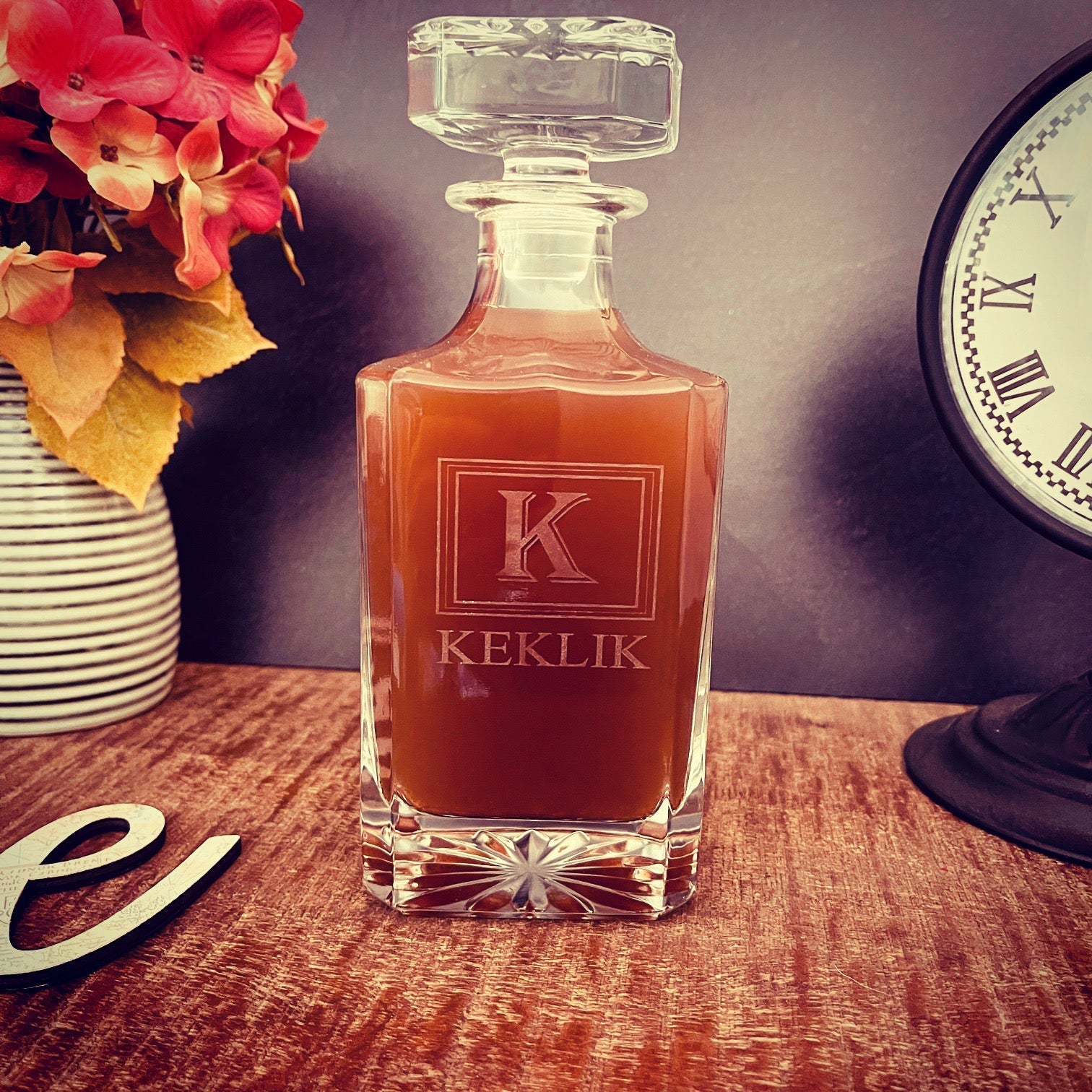 Sentimental Personalized Decanter Gift for Men Decanter