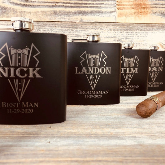 Slick Rick Personalized Flasks - Personalized Flasks - GroomsDay