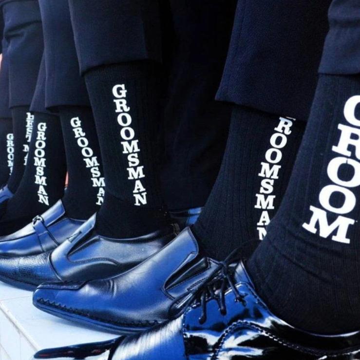 Fun Groomsmen Socks for Your Wedding Day - The Sock X-Change Groovy Threads
