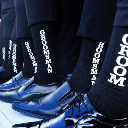 Fun Groomsmen Socks for Your Wedding Day - The Sock X-Change Groovy Threads
