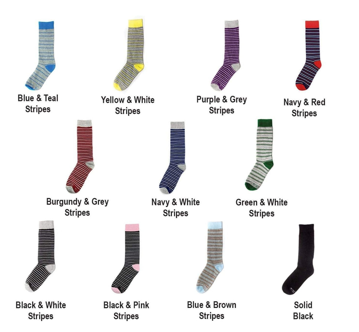 Blue Red Yellow Colorful Stripes Mens Dress Socks : Groomsmen Socks Gift,  Argyle Socks For Men and more