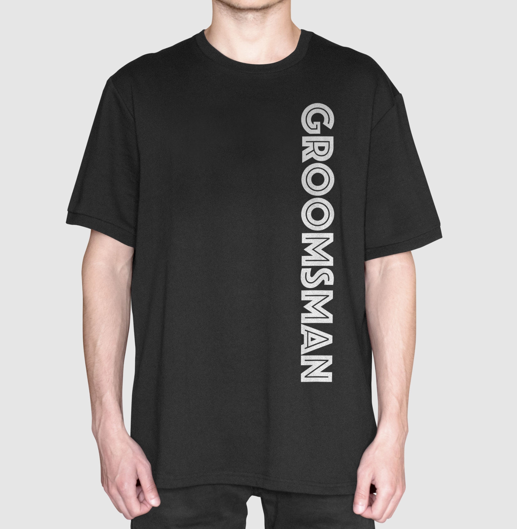 The Grooms Man Black / Small / Groomsman