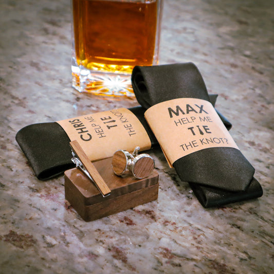 Tie the Knot Groomsmen Proposal Gifts Groovy Threads