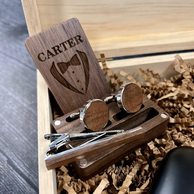 Will You Be By Groomsmen Wearable Box Set Proposal