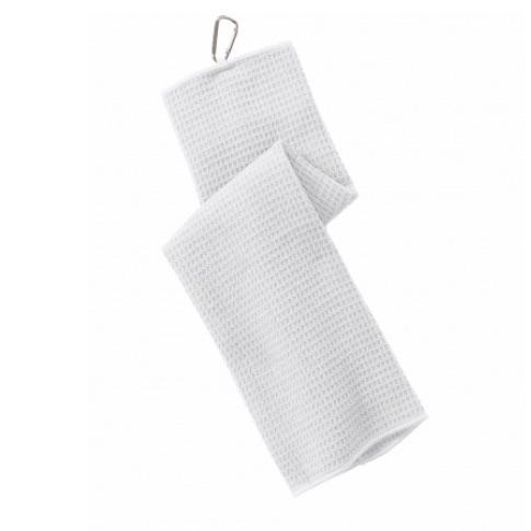 Un-FORE-gettable Golf Towel White