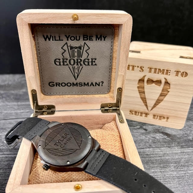 Watch Groomsmen Proposal Gift in Box