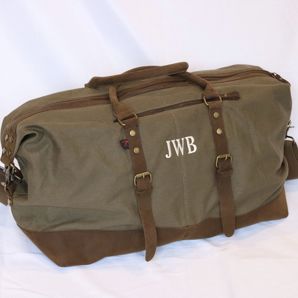 Mens monogrammed weekender bag best sale