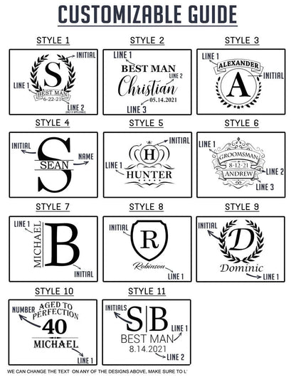 Great Personalized Decanter With Low Ball Glasses | Quick Delivery! Decanter Set